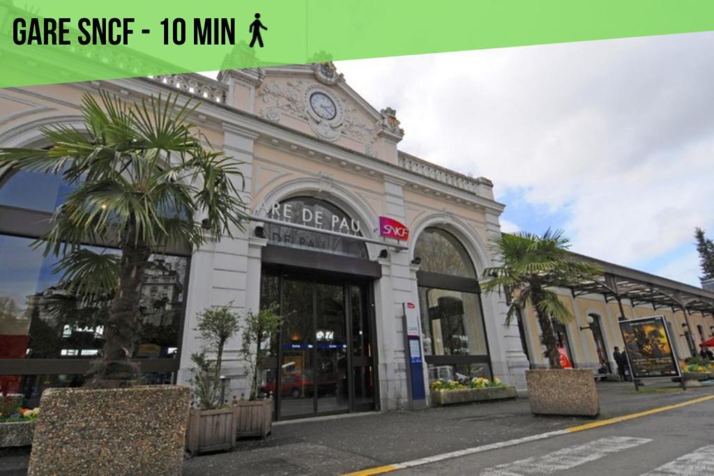 Ideal Pro - 10Min Gare - Hypercentre - Wifi - Longueduree Pau Buitenkant foto